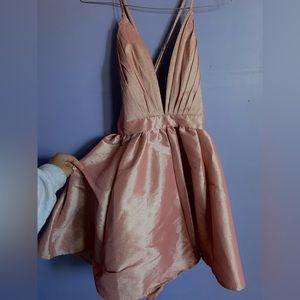 pink fluffy dress